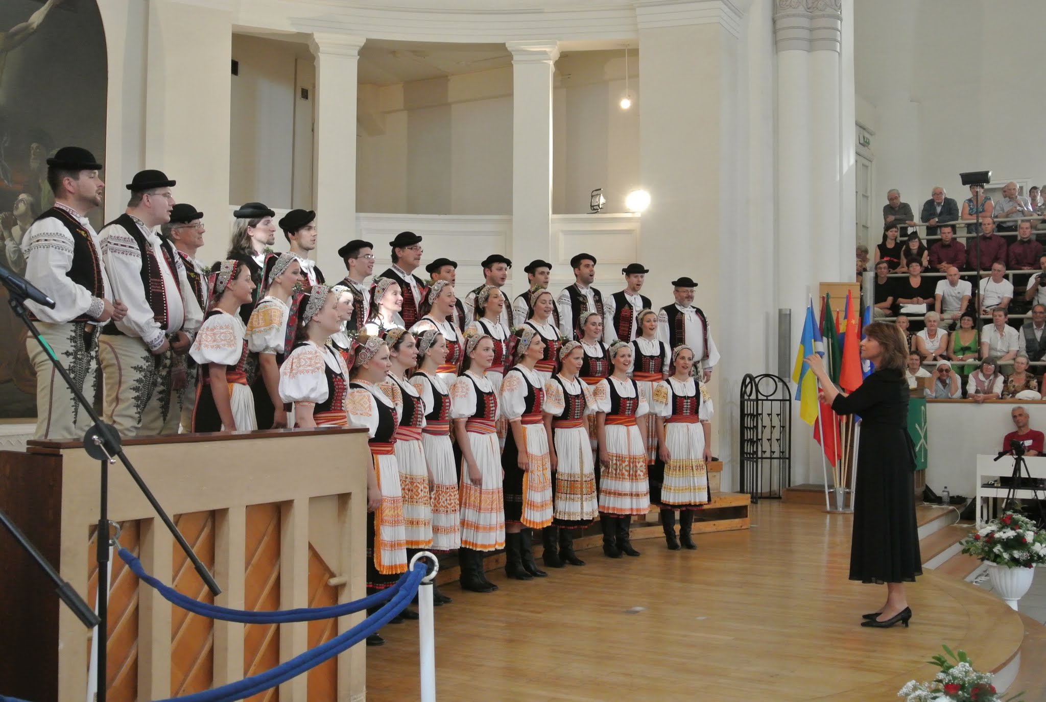 Spevácky zbor. Súťaž v Petrohrade 2012.