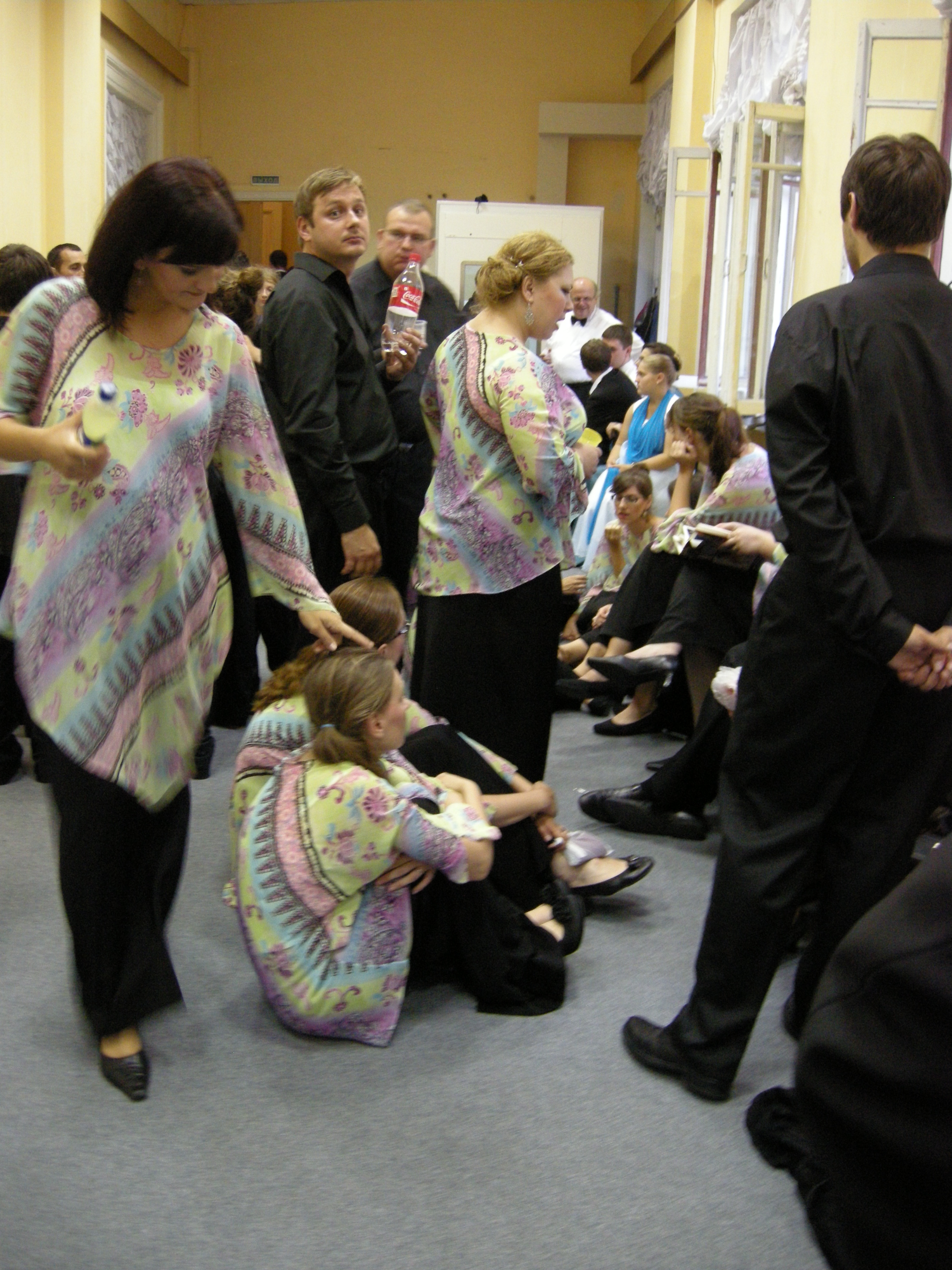 Spevácky zbor. Súťaž v Petrohrade 2012.