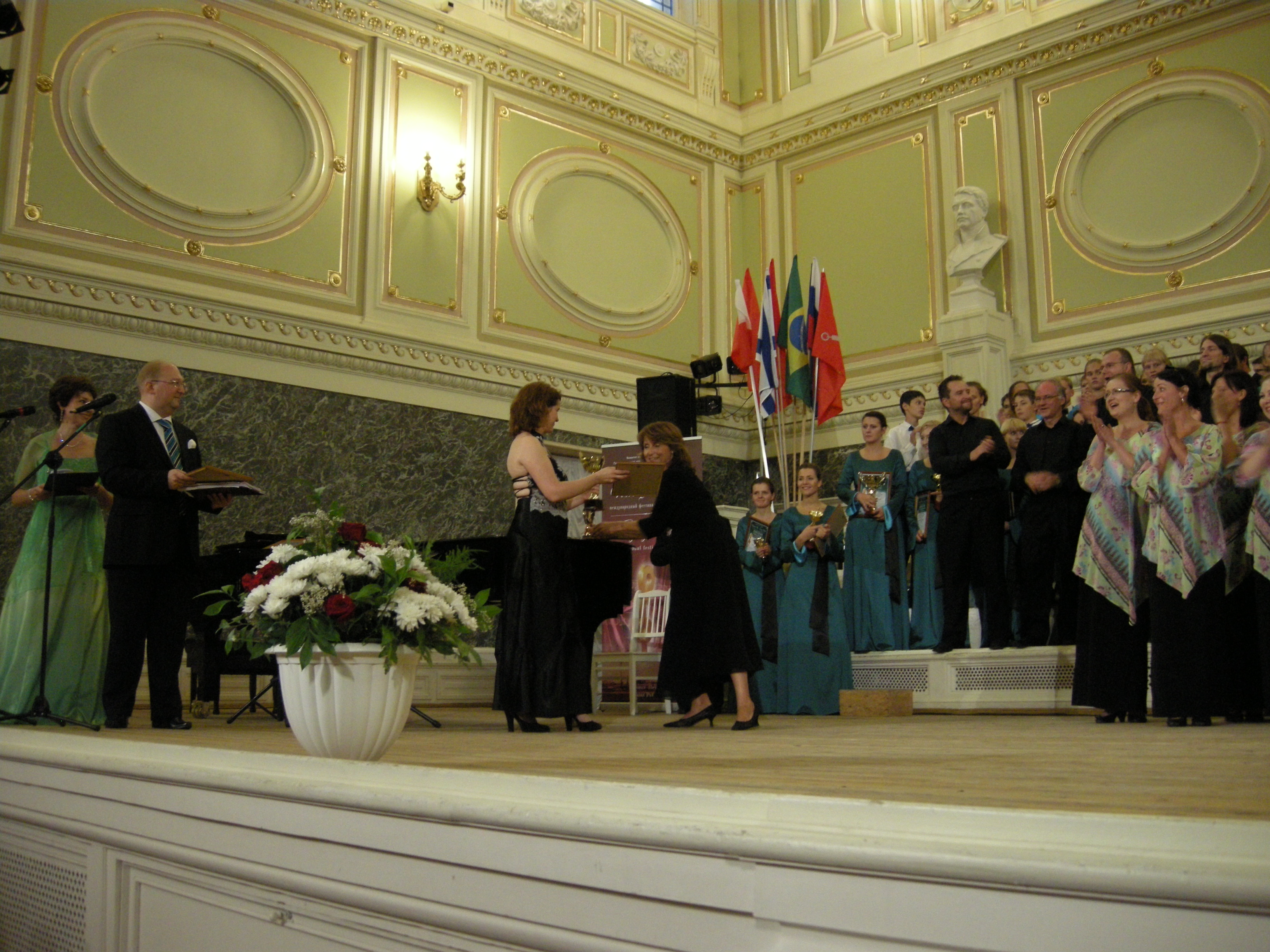 Spevácky zbor. Súťaž v Petrohrade 2012.